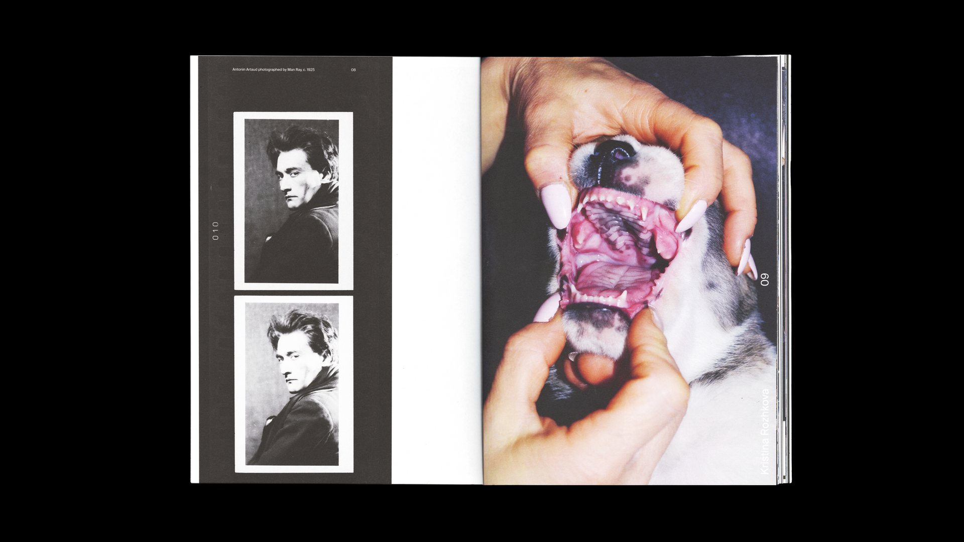 Carcy — double page du magazine, vue 01 — Les Graphiquants